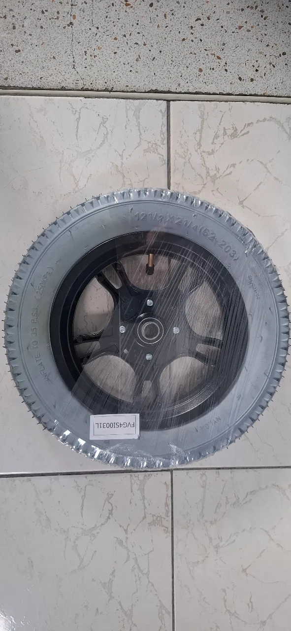 LLANTA INFLABLE (COMPLETA CON RIN) 12 1/2 X 2 1/4 ENGRANAJE DE RODAMIENTO JRWD1002 (MERCURY)